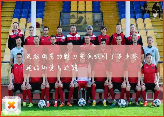 足球明星的魅力究竟吸引了多少球迷的热爱与追随