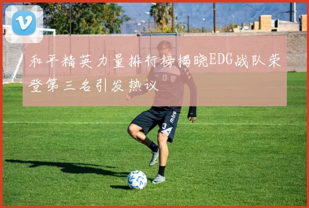 和平精英力量排行榜揭晓EDG战队荣登第三名引发热议